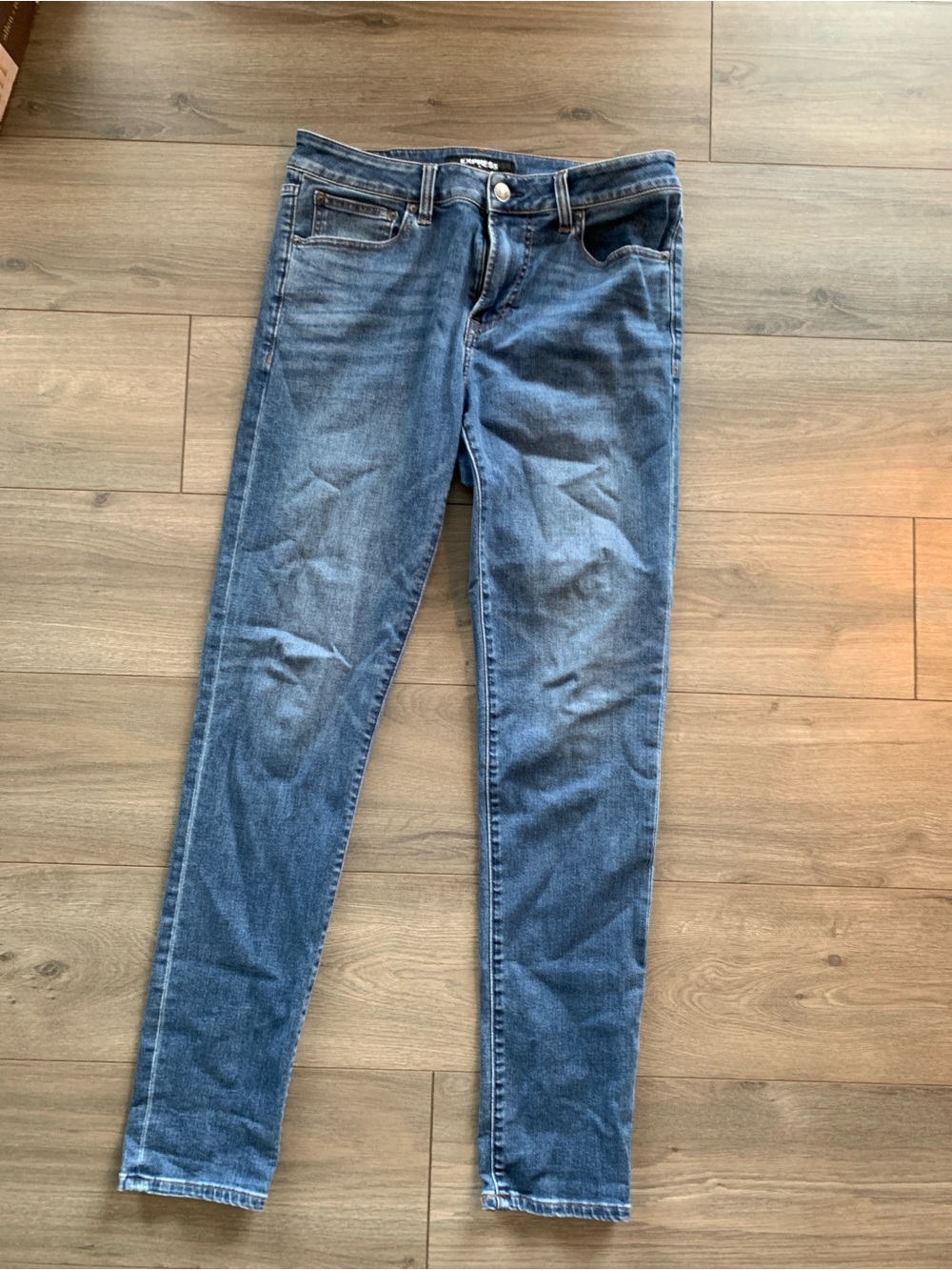 Express Men Jeans Slim Blue Denim